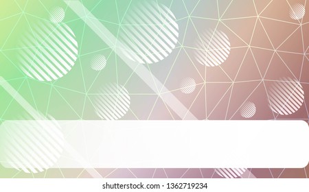 Modern geometrical abstract background with triangles, line, circle, space for text elements Template for wallpaper, interior design, decoration, scrapbooking page. Vector illustration