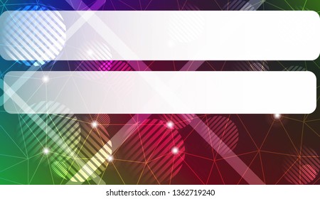 Modern geometrical abstract background with triangles, line, circle, space for text elements For textures or wallpaper. Vector illustration. Light Gradient Abstract Background