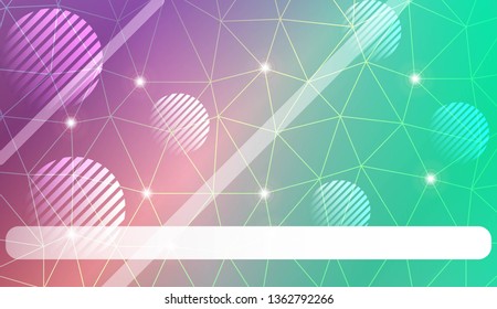 Modern geometrical abstract background with triangles, line, circle, space for text elements Template for wallpaper, interior design, decoration, scrapbooking page. Vector illustration