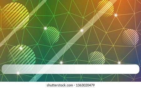 Modern geometrical abstract background with triangles, line, circle, space for text elements Template for wallpaper, interior design, decoration, scrapbooking page. Vector illustration