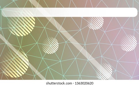 Modern geometrical abstract background with triangles, line, circle, space for text elements Template for wallpaper, interior design, decoration, scrapbooking page. Vector illustration