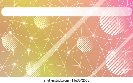 Modern geometrical abstract background with triangles, line, circle, space for text elements For textures or wallpaper. Vector illustration. Light Gradient Abstract Background