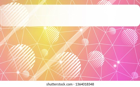 Modern geometrical abstract background with triangles, line, circle, space for text elements Template for wallpaper, interior design, decoration, scrapbooking page. Vector illustration