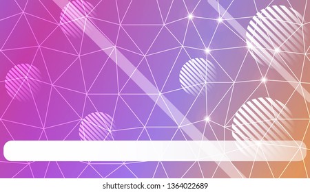 Modern geometrical abstract background with triangles, line, circle, space for text elements For textures or wallpaper. Vector illustration. Light Gradient Abstract Background