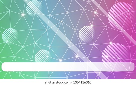 Modern geometrical abstract background with triangles, line, circle, space for text elements Template for wallpaper, interior design, decoration, scrapbooking page. Vector illustration