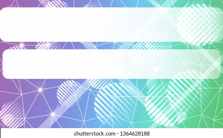 Modern geometrical abstract background with triangles, line, circle, space for text elements Template for wallpaper, interior design, decoration, scrapbooking page. Vector illustration