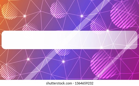 Modern geometrical abstract background with triangles, line, circle, space for text elements For textures or wallpaper. Vector illustration. Light Gradient Abstract Background