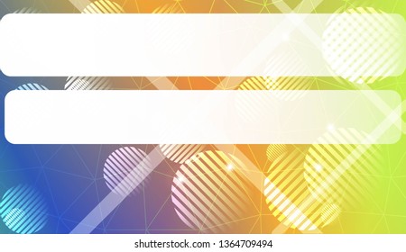 Modern geometrical abstract background with triangles, line, circle, space for text elements For textures or wallpaper. Vector illustration. Light Gradient Abstract Background