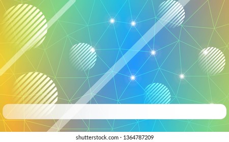 Modern geometrical abstract background with triangles, line, circle, space for text elements For textures or wallpaper. Vector illustration. Light Gradient Abstract Background