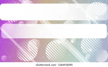 Modern geometrical abstract background with triangles, line, circle, space for text elements For textures or wallpaper. Vector illustration. Light Gradient Abstract Background