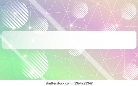 Modern geometrical abstract background with triangles, line, circle, space for text elements For textures or wallpaper. Vector illustration. Light Gradient Abstract Background