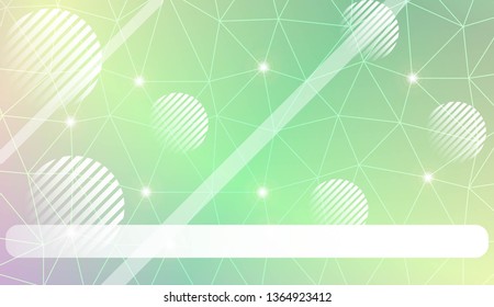 Modern geometrical abstract background with triangles, line, circle, space for text elements Template for wallpaper, interior design, decoration, scrapbooking page. Vector illustration