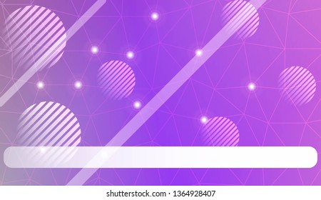 Modern geometrical abstract background with triangles, line, circle, space for text elements Template for wallpaper, interior design, decoration, scrapbooking page. Vector illustration