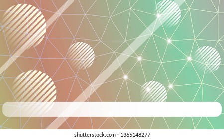 Modern geometrical abstract background with triangles, line, circle, space for text elements For textures or wallpaper. Vector illustration. Light Gradient Abstract Background