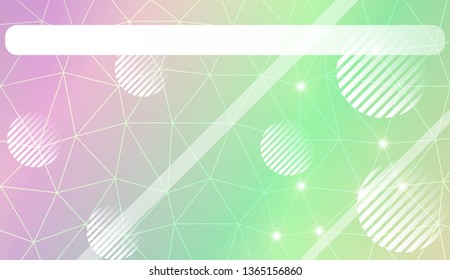 Modern geometrical abstract background with triangles, line, circle, space for text elements For textures or wallpaper. Vector illustration. Light Gradient Abstract Background