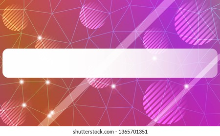 Modern geometrical abstract background with triangles, line, circle, space for text elements Template for wallpaper, interior design, decoration, scrapbooking page. Vector illustration