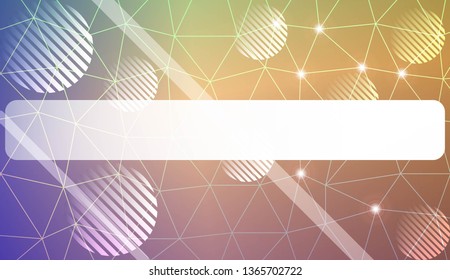Modern geometrical abstract background with triangles, line, circle, space for text elements Template for wallpaper, interior design, decoration, scrapbooking page. Vector illustration