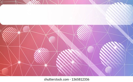 Modern geometrical abstract background with triangles, line, circle, space for text elements For textures or wallpaper. Vector illustration. Light Gradient Abstract Background