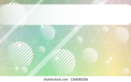 Modern geometrical abstract background with triangles, line, circle, space for text elements For textures or wallpaper. Vector illustration. Light Gradient Abstract Background