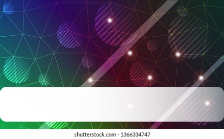 Modern geometrical abstract background with triangles, line, circle, space for text elements For textures or wallpaper. Vector illustration. Light Gradient Abstract Background