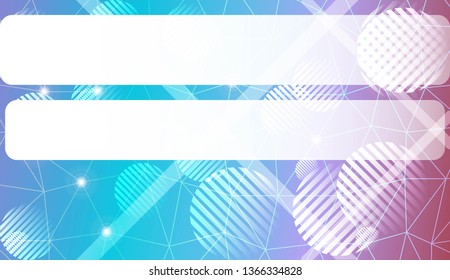 Modern geometrical abstract background with triangles, line, circle, space for text elements For textures or wallpaper. Vector illustration. Light Gradient Abstract Background