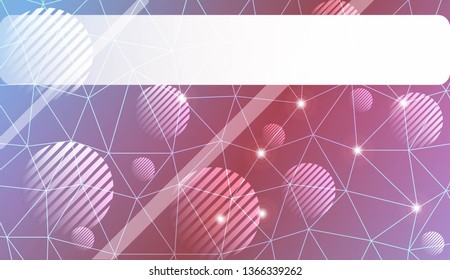 Modern geometrical abstract background with triangles, line, circle, space for text elements Template for wallpaper, interior design, decoration, scrapbooking page. Vector illustration