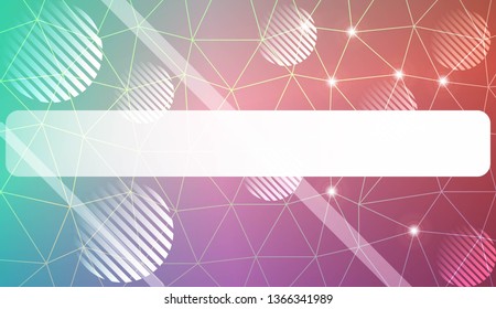 Modern geometrical abstract background with triangles, line, circle, space for text elements Template for wallpaper, interior design, decoration, scrapbooking page. Vector illustration