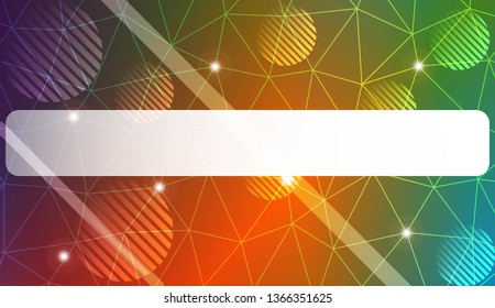 Modern geometrical abstract background with triangles, line, circle, space for text elements For textures or wallpaper. Vector illustration. Light Gradient Abstract Background