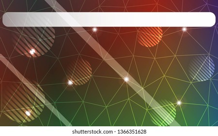 Modern geometrical abstract background with triangles, line, circle, space for text elements Template for wallpaper, interior design, decoration, scrapbooking page. Vector illustration