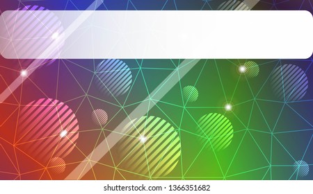 Modern geometrical abstract background with triangles, line, circle, space for text elements For textures or wallpaper. Vector illustration. Light Gradient Abstract Background