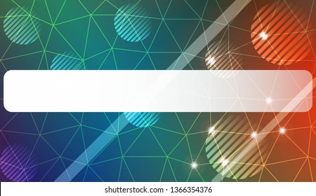 Modern geometrical abstract background with triangles, line, circle, space for text elements For textures or wallpaper. Vector illustration. Light Gradient Abstract Background