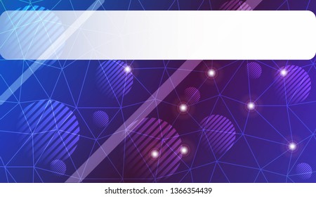 Modern geometrical abstract background with triangles, line, circle, space for text elements For textures or wallpaper. Vector illustration. Light Gradient Abstract Background