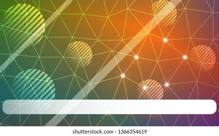 Modern geometrical abstract background with triangles, line, circle, space for text elements For textures or wallpaper. Vector illustration. Light Gradient Abstract Background
