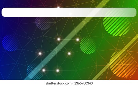 Modern geometrical abstract background with triangles, line, circle, space for text elements Template for wallpaper, interior design, decoration, scrapbooking page. Vector illustration