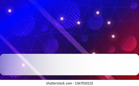 Modern geometrical abstract background with triangles, line, circle, space for text elements For textures or wallpaper. Vector illustration. Light Gradient Abstract Background