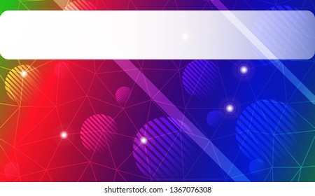 Modern geometrical abstract background with triangles, line, circle, space for text elements Template for wallpaper, interior design, decoration, scrapbooking page. Vector illustration