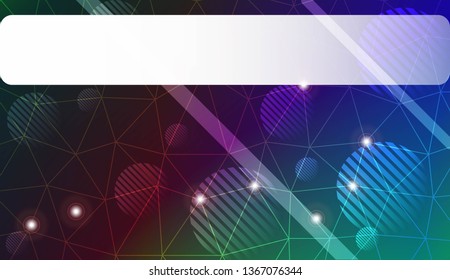 Modern geometrical abstract background with triangles, line, circle, space for text elements Template for wallpaper, interior design, decoration, scrapbooking page. Vector illustration