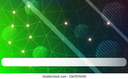 Modern geometrical abstract background with triangles, line, circle, space for text elements Template for wallpaper, interior design, decoration, scrapbooking page. Vector illustration