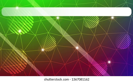 Modern geometrical abstract background with triangles, line, circle, space for text elements For textures or wallpaper. Vector illustration. Light Gradient Abstract Background