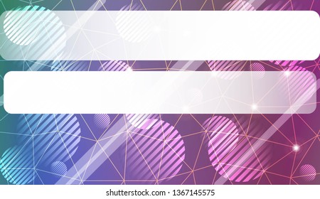 Modern geometrical abstract background with triangles, line, circle, space for text elements For textures or wallpaper. Vector illustration. Light Gradient Abstract Background