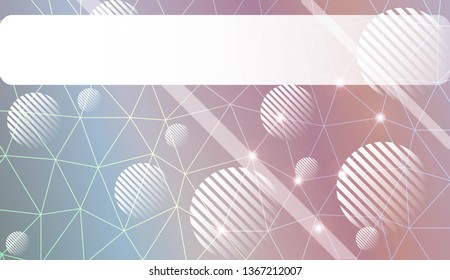 Modern geometrical abstract background with triangles, line, circle, space for text elements For textures or wallpaper. Vector illustration. Light Gradient Abstract Background