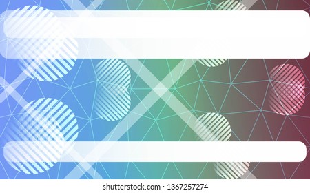 Modern geometrical abstract background with triangles, line, circle, space for text elements For textures or wallpaper. Vector illustration. Light Gradient Abstract Background