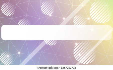 Modern geometrical abstract background with triangles, line, circle, space for text elements For textures or wallpaper. Vector illustration. Light Gradient Abstract Background