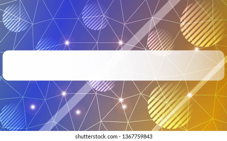 Modern geometrical abstract background with triangles, line, circle, space for text elements For textures or wallpaper. Vector illustration. Light Gradient Abstract Background