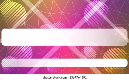 Modern geometrical abstract background with triangles, line, circle, space for text elements For textures or wallpaper. Vector illustration. Light Gradient Abstract Background