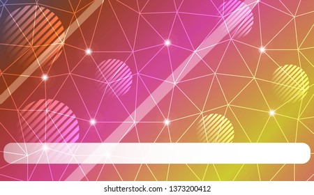 Modern geometrical abstract background with triangles, line, circle, space for text elements Template for wallpaper, interior design, decoration, scrapbooking page. Vector illustration