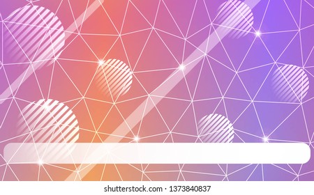 Modern geometrical abstract background with triangles, line, circle, space for text elements Template for wallpaper, interior design, decoration, scrapbooking page. Vector illustration