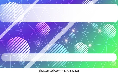 Modern geometrical abstract background with triangles, line, circle, space for text elements Template for wallpaper, interior design, decoration, scrapbooking page. Vector illustration