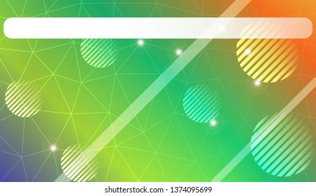 Modern geometrical abstract background with triangles, line, circle, space for text elements For textures or wallpaper. Vector illustration. Light Gradient Abstract Background