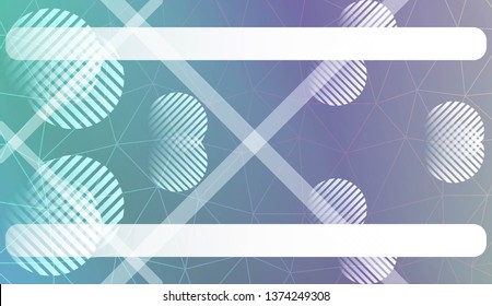Modern geometrical abstract background with triangles, line, circle, space for text elements For textures or wallpaper. Vector illustration. Light Gradient Abstract Background